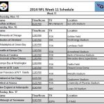 NFL Schedule Week 11 Printerfriend Ly