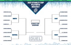 NHL Printable Bracket For 2021 Stanley Cup Playoffs