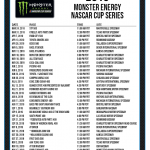 Printable 2019 NASCAR Schedule