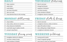 Printable Cleaning Checklists For Daily Weekly And