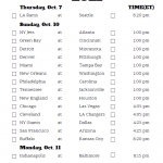 Printable NFL Week 5 Schedule Pick Em Pool 2020