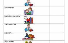 Preschool Daily Schedule Printable