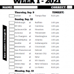 Sly Nfl Week 17 Printable Schedule Brad Website