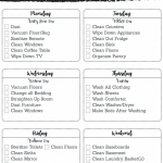 Weekly Cleaning Schedule Stylish Life For Moms Weekly