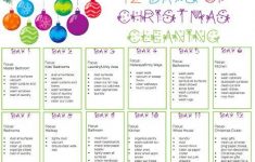 12 Days To A Clean Christmas Cleaning Plan With Printable