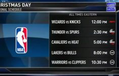 2014 15 NBA Schedule Highlights Opening Day Christmas