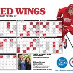 2018 2019 Detroit Red Wings Schedule Caron Koteles Riha