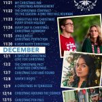 2018 Hallmark Lifetime Christmas Movie Schedule Calendar