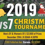 2019 7v7 Christmas Tournament By FCRC Adult Soccer Leagues