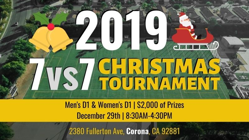2019 7v7 Christmas Tournament By FCRC Adult Soccer Leagues 