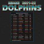 2021 2022 Miami Dolphins Wallpaper Schedule