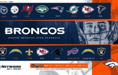 2021 Denver Broncos Schedule Printable Printable Schedule