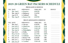 2021 Packers Calendar Schedule Printable Schedule 2021 2022