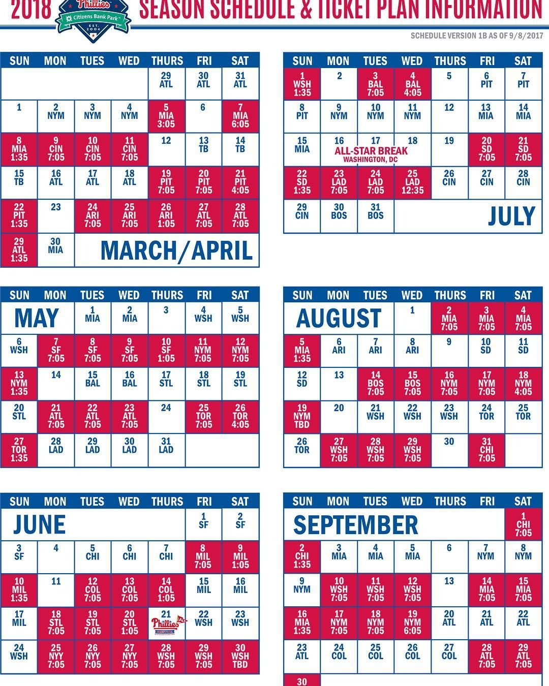 30 Days baseball Fans Heres The Complete 2018 Season 