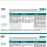 747 Timetable Dublin City Centre To Dublin Airport Bus