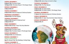 Abc Family Freeform 25 Days Of Christmas Schedule 25