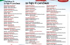 ABC Family S 25 Days Of Christmas TV Schedule 25 Days Of