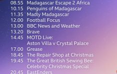 24 Days Of Christmas TV Schedule