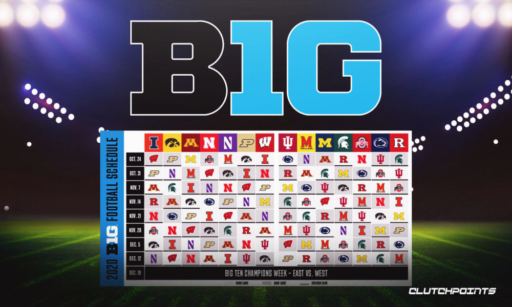 Big Ten News Conference Reveals Full Schedule With 