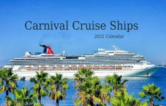 Carnival Cruise Ship Travel 2021 Mini Calendar Etsy