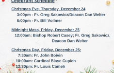 Christ Cathedral Christmas Mass Schedule