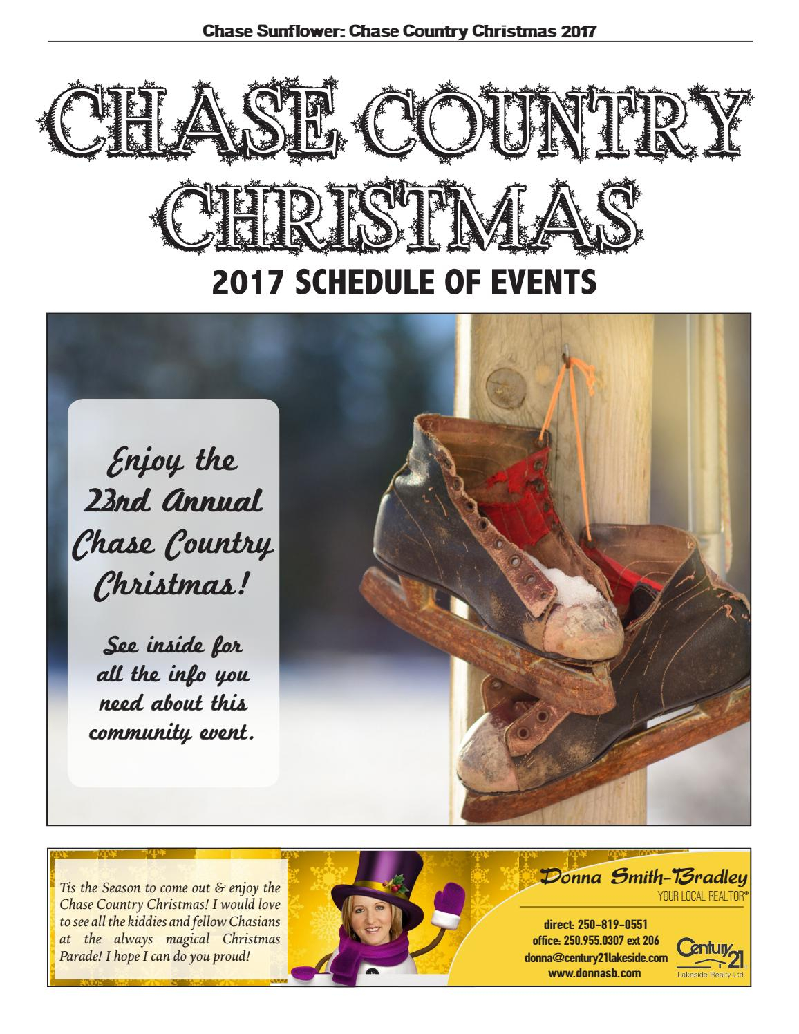 Chasecountrychristmas2017web By Chase Sunflower Issuu