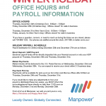 Christmas And New Year s Holiday Office Hours And Payroll