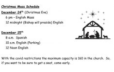 Christmas Eve And Christmas Mass Schedule Cathedral Of