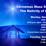Christmas Eve Mass Schedule All Saints Catholic Church