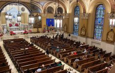 Christmas Eve Masses Parishioners Practice Social Distancing