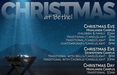 Christmas Eve Worship Schedule 2019 Bethel Lutheran Church