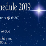 Christmas Mass Schedule Blessed Sacrament Catholic Church