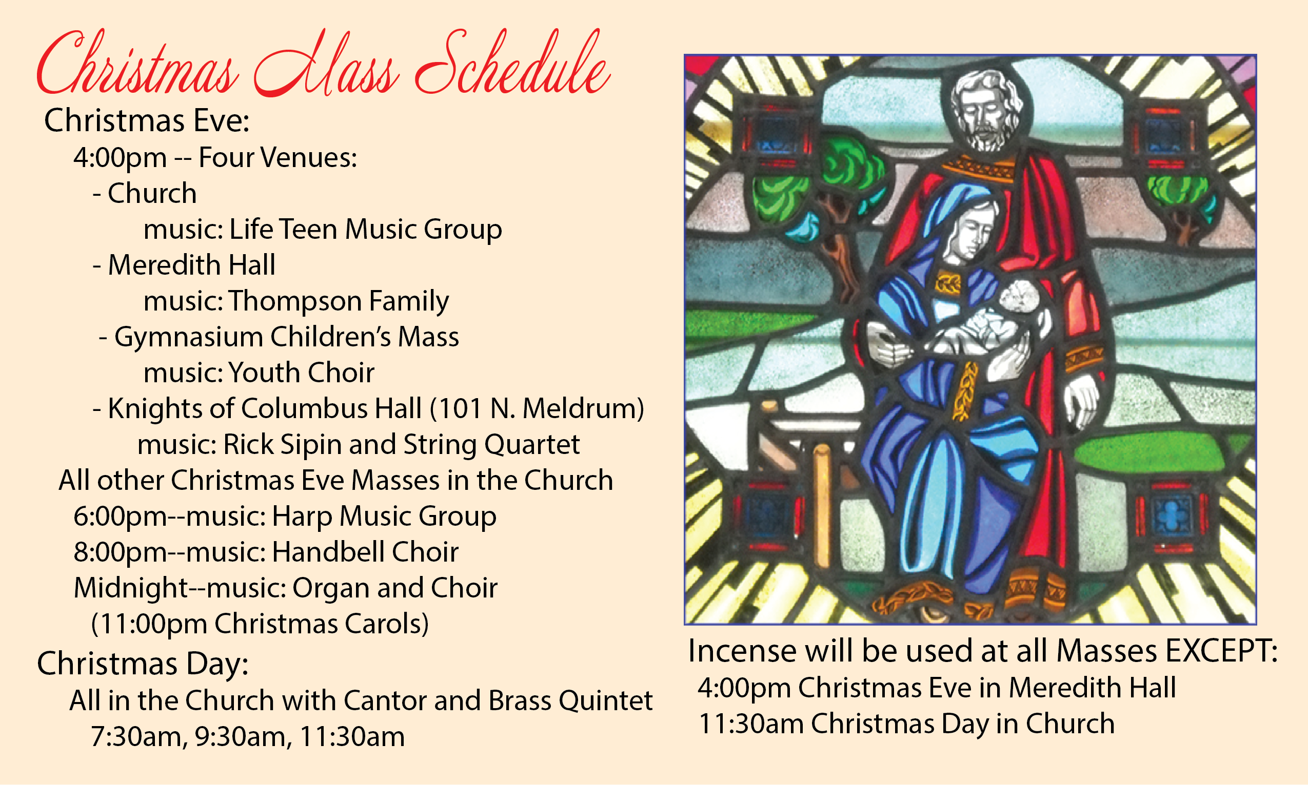 Christmas Mass Schedule for web 2 Saint Joseph Catholic 