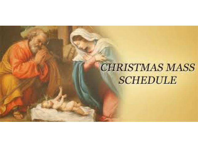 Christmas Mass Schedule Holy Spirit Church Brighton MI