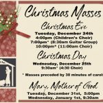 Christmas Mass Schedule St Michael Parish Grand