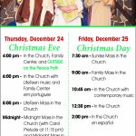 Christmas Mass Schedule St Paul Catholic Church Tampa FL