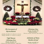 Christmas Mass Schedule St Pius X RC Church Plainview NY