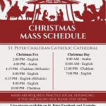 Christmas Mass Schedules Chaldean Catholic Diocese Of St