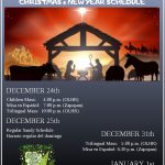 Christmas New Year Mass Schedule Our Lady Of The Holy