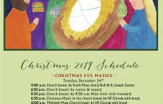 Christmas Schedule 01 Holy Family Church