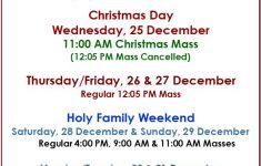 Christmas Schedule Image Pro Cathedral Of The Assumption