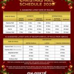 Christmas Season Mail Schedule For PHLPost Delivery Good