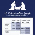 Christmas Weekend Masses St Michael And St Joseph