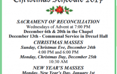 St Katharine Drexel Christmas Mass Schedule
