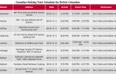 Christmas Train Mn Schedule