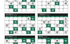 Dallas Stars Home Schedule Printable