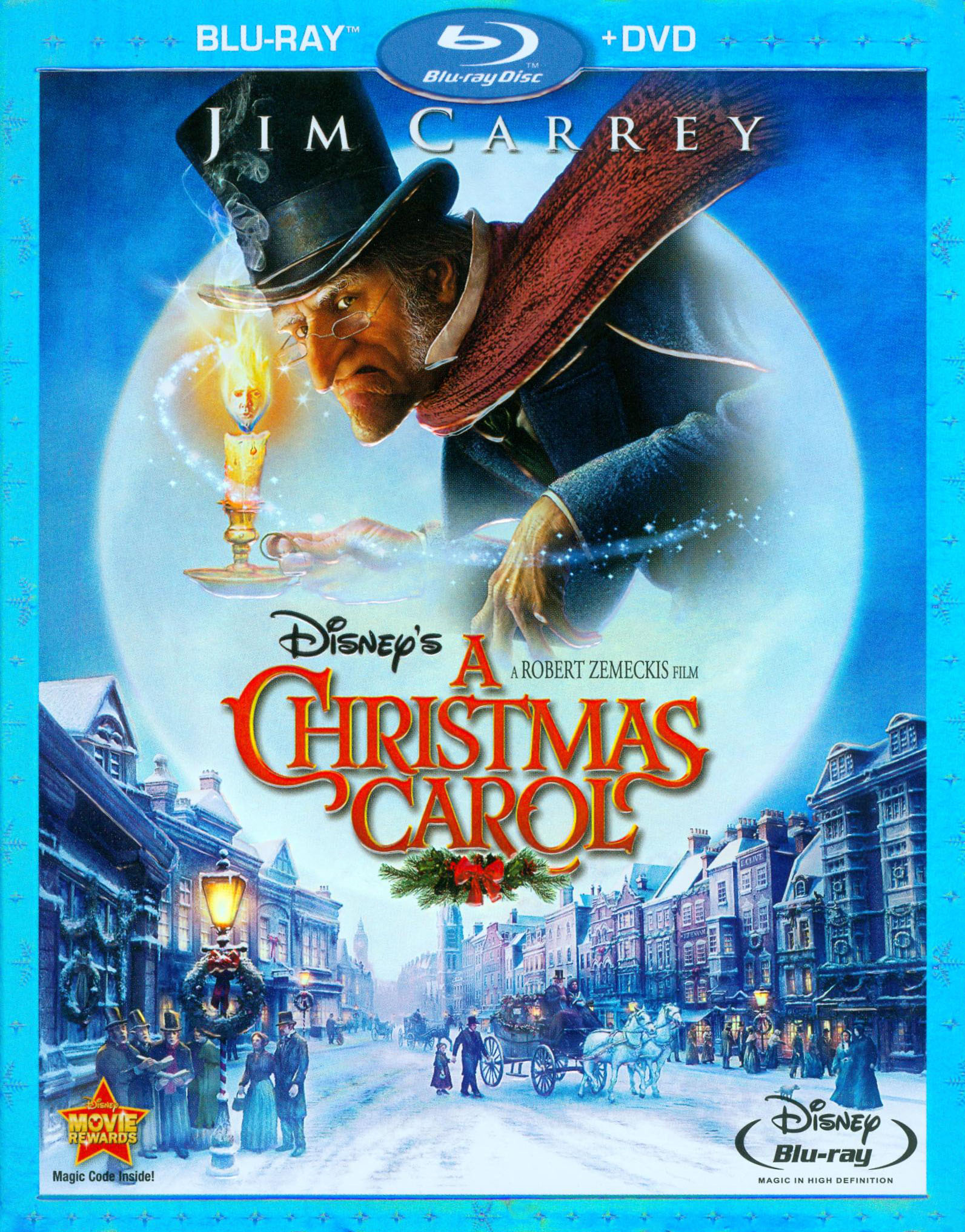 Disney s A Christmas Carol 2 Discs Blu ray DVD 2009 