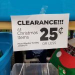 Dollar General Christmas Clearance At 25 Cents 1 22 19