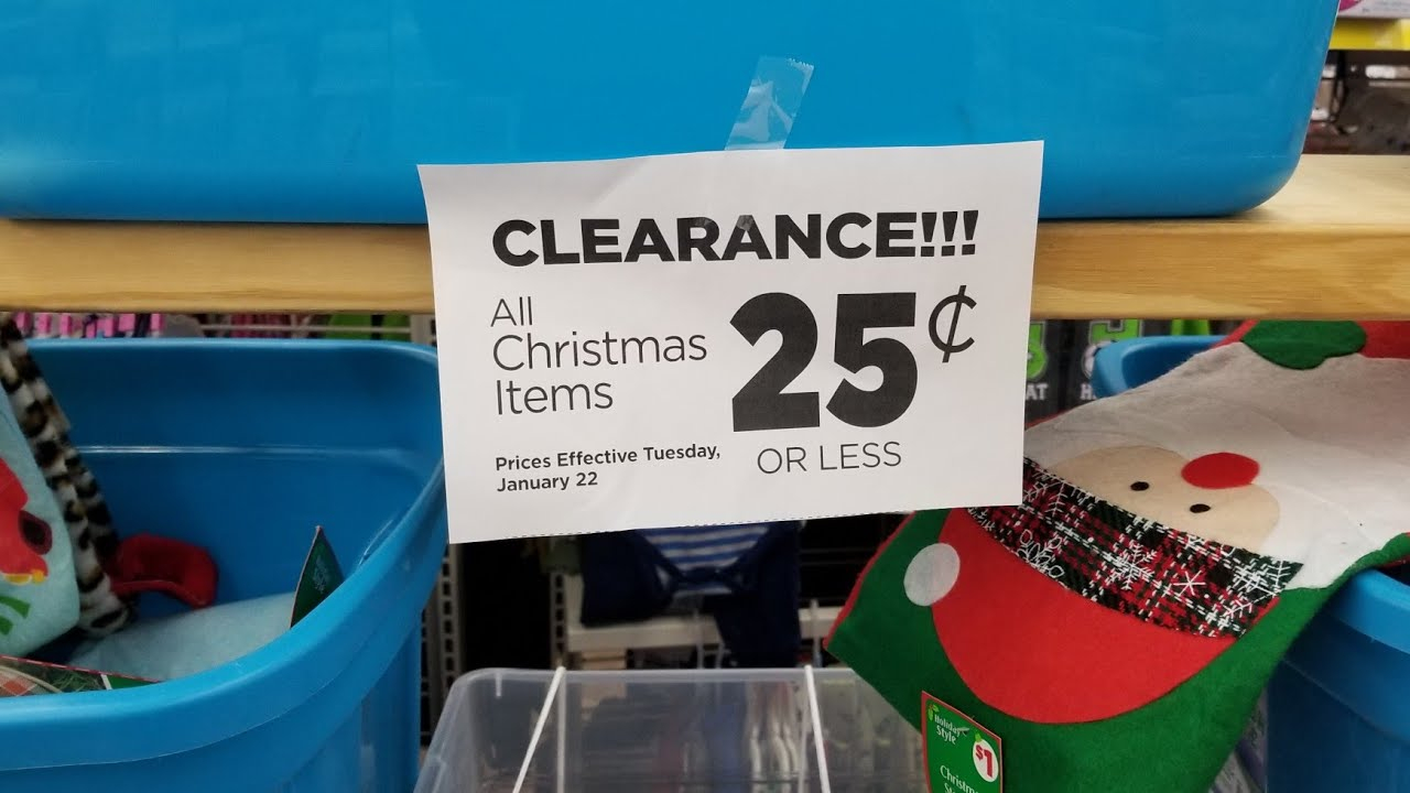Dollar General Christmas Clearance At 25 Cents 1 22 19 