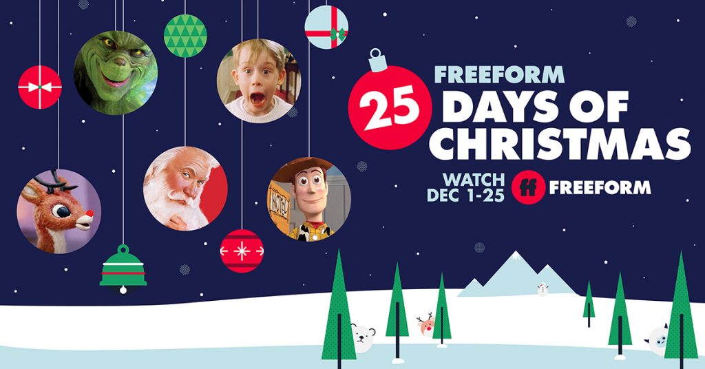 Freeform 25 Days Of Christmas 2021 Schedule Christmas